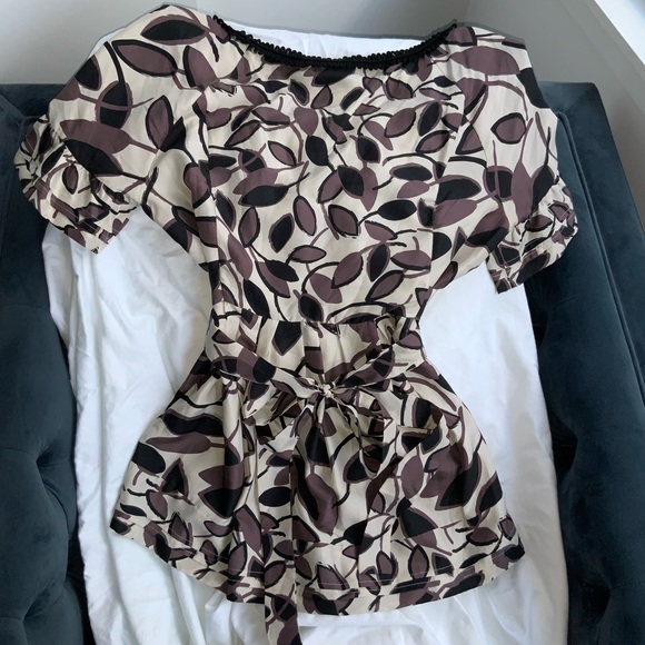 BCBG flowy silk purple top - Picture 4 of 9